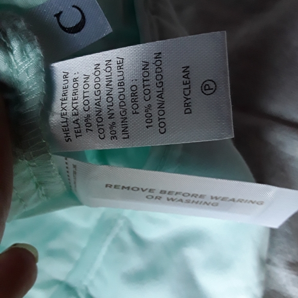 Loft Marissa Mint Blue Foral Shorts - Picture 6 of 8